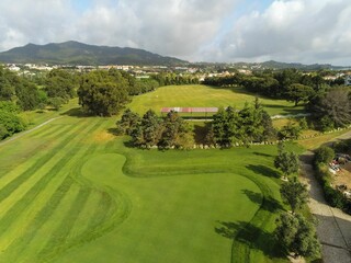 A golg course at Sintra,Portugal - obrazy, fototapety, plakaty