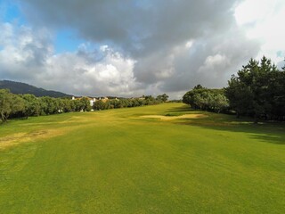 A golg course at Sintra,Portugal