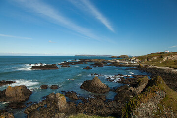 Atlantic Ocean Beach, Ballintoy Harbour Ballycastle, Northern Ireland