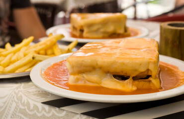Francesinha - typical portuguese food