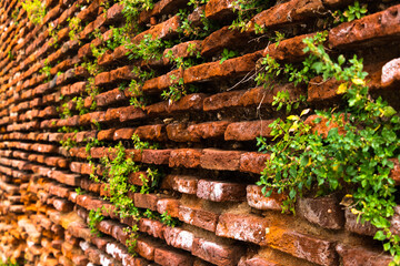 Mur de brique rouge de La Grave, à Toulouse