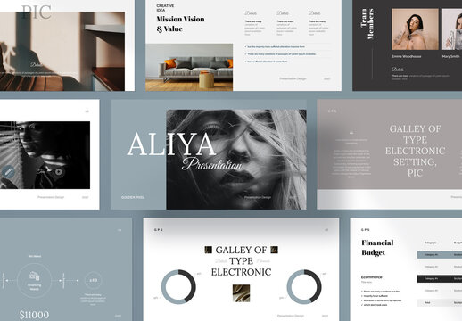 Aliya Presentation Layout