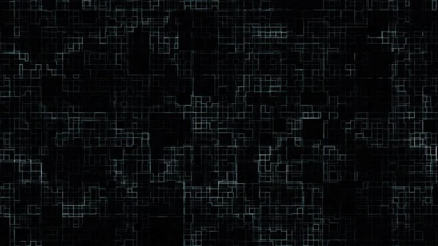 Gray Geometric Circuit Board Loop R Up Animation Background