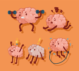 five brains comic characters