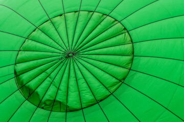 Patterns in a hot air balloon.