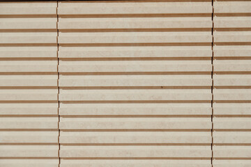 Sand color modern gypsum facade panel, tile natural sand color architectural background