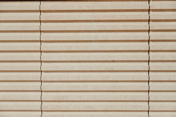 Sand color modern gypsum facade panel, tile natural sand color architectural background