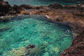 Turquoise ocean water 