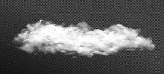 Foto op Canvas Clouds vector on transparent background, realistic isolated smoke, fog and cloud vector © SaroStock