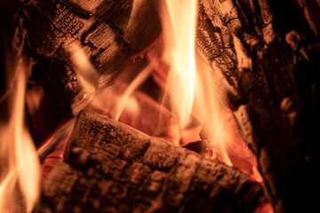 close up of fire, norrland, sverige,sweden