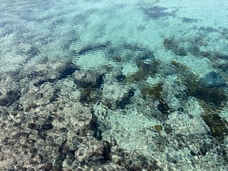 spring water in jeju island sea