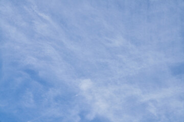 Obraz premium Beatiful blue sky with clouds on a sunny day