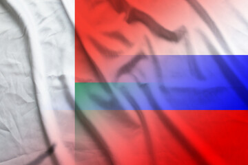 Madagascar and Russia national flag transborder negotiation RUS MDG