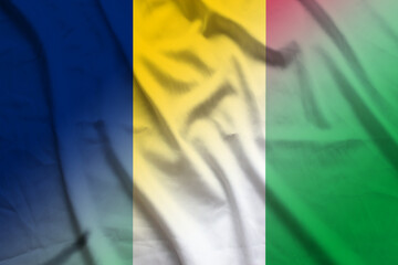 Chad and Nigeria official flag international contract NGA CHL