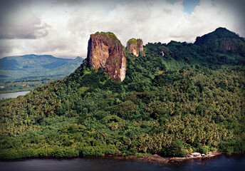 Sokehs Rock, Pohnpei Island, Federated States of Micronesia - obrazy, fototapety, plakaty