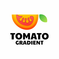 tomato gradient logo design