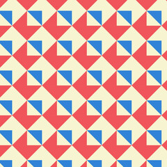 Geometric pattern with beautiful color combination. Seamless pattern, background