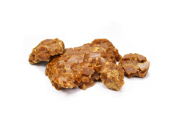 Sugar Cane Jaggery Sweet isolated on white background