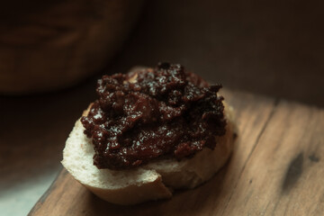 cow's blood sausage to eat