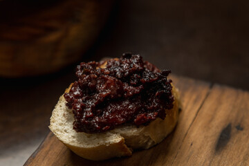 cow's blood sausage to eat