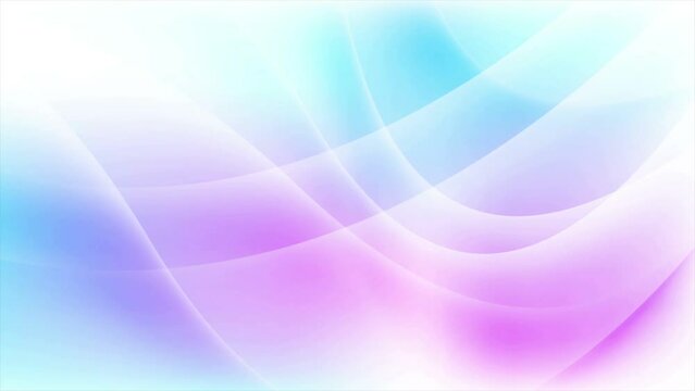flowing abstract blue and purple waves graphic motion design seamless looping video SBV 4K