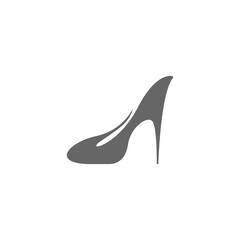 Obraz premium High heels icon logo design