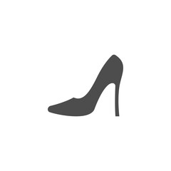 High heels icon logo design