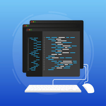 Computer programming or developing software or game. Web Development. Website coding.