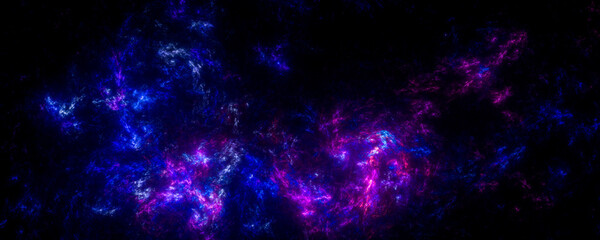 Banner Star field background . Starry outer space background texture . Colorful Starry Night Sky Outer Space background. 3D illustration
