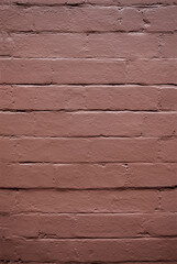 An old brick wall painted brown
