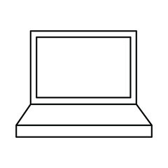 Device icons: laptop and desktop computer. Vector illustration of responsive web design.