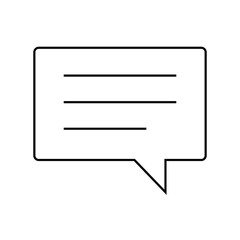Speech Bubbles on top of each other. vector outline © Udayakumar