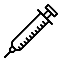 syringe line icon