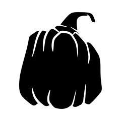 Pumpkin - squash for Halloween or Thanksgiving flat icon