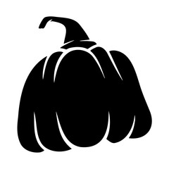 Pumpkin - squash for Halloween or Thanksgiving flat icon