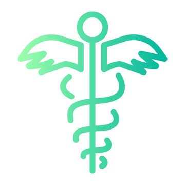 medical symbol gradient icon