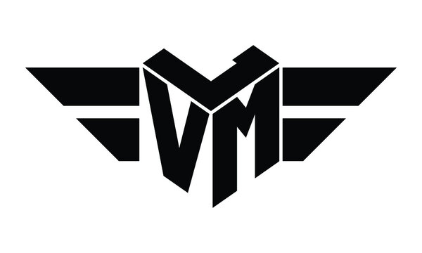 LVM three letter gaming logo in polygon cube shape logo design vector template. wordmark logo | emblem logo | monogram logo | initial letter logo | sports logo | minimalist logo | typography logo |