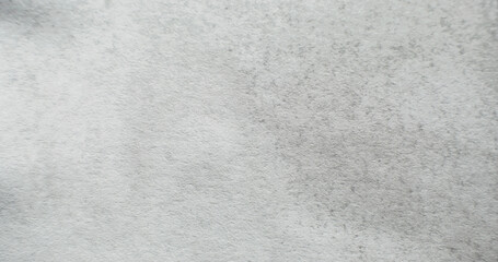 Fototapeta premium Rough texture overlay. Old film noise. Aged paper filter. Photo editor layer. Gray stains artifacts on white abstract grunge empty space background.