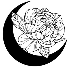 Cresent Moon Flower