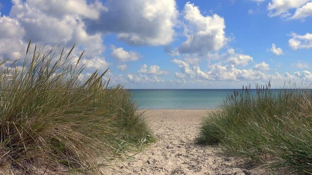 Weg zum Ostseestrand