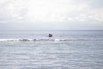 boat on the Bali sea