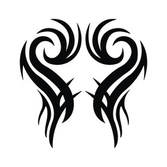 Naklejka premium tattoo patterns on white background