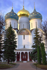 Fototapeta na wymiar Orthodox Church of the Trinity-Sergius Lavra