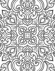 coloring, mandala, zentangle, coloring page, coloring book, flower, pattern, lotus, art, doodle, nature, floral, vector, illustration, seamless, drawing, vintage, plant, leaf, decoration, flowers