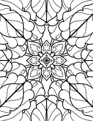 coloring, mandala, zentangle, coloring page, coloring book, flower, pattern, lotus, art, doodle, nature, floral, vector, illustration, seamless, drawing, vintage, plant, leaf, decoration, flowers