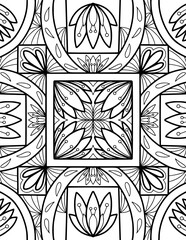 coloring, mandala, zentangle, coloring page, coloring book, flower, pattern, lotus, art, doodle, nature, floral, vector, illustration, seamless, drawing, vintage, plant, leaf, decoration, flowers