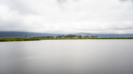 Serengeti landscape long exposure