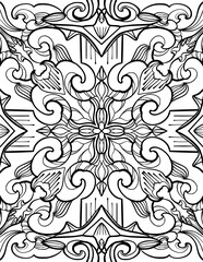 Mandala Coloring page 