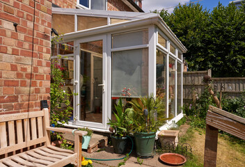 Lean to conservatory on a house
