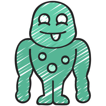 Muscle Monster Icon